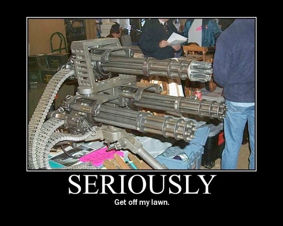 Looks like the ultimate in overkill. Good for the ammo-suppliers ...